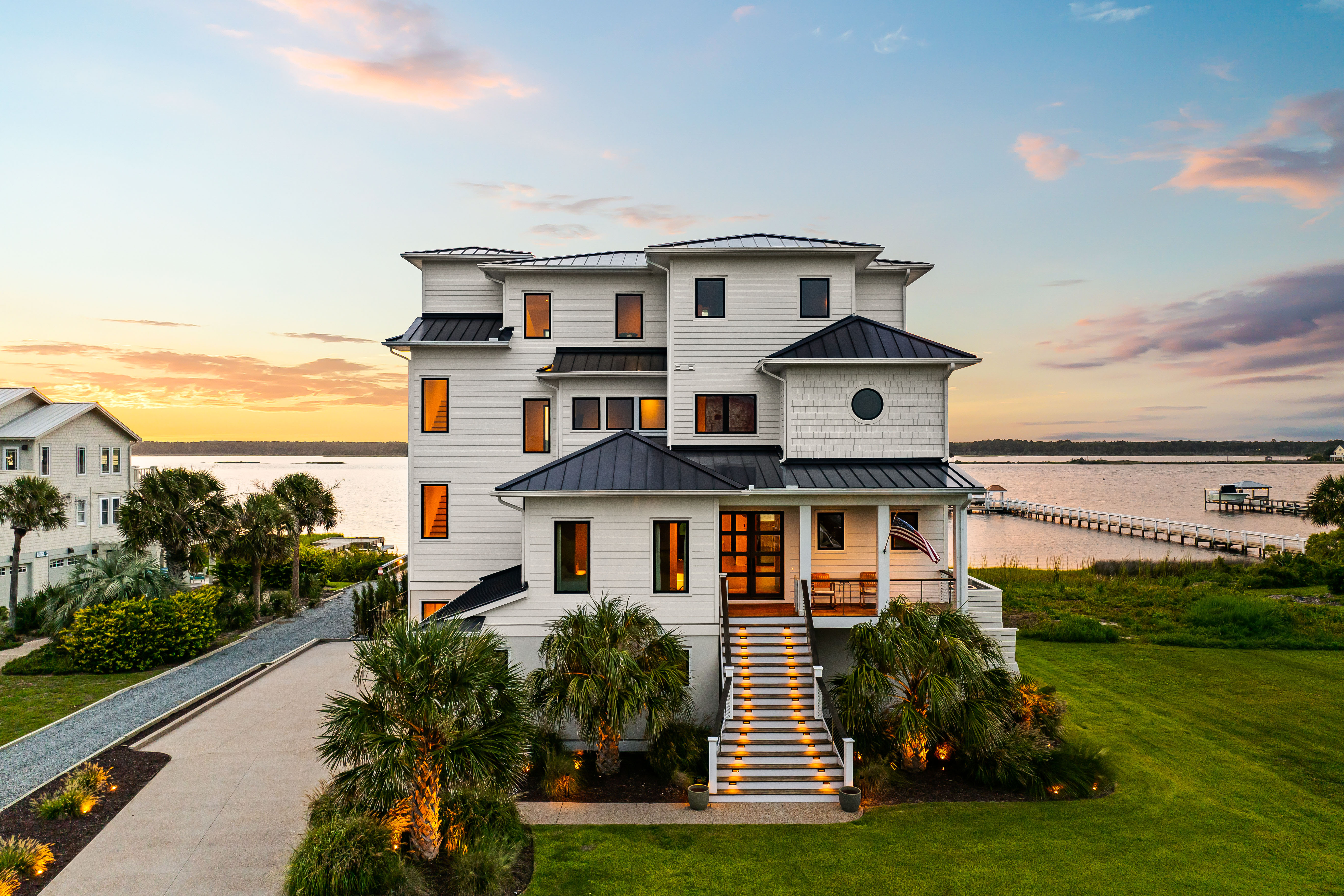 23 Sailview Drive at dusk