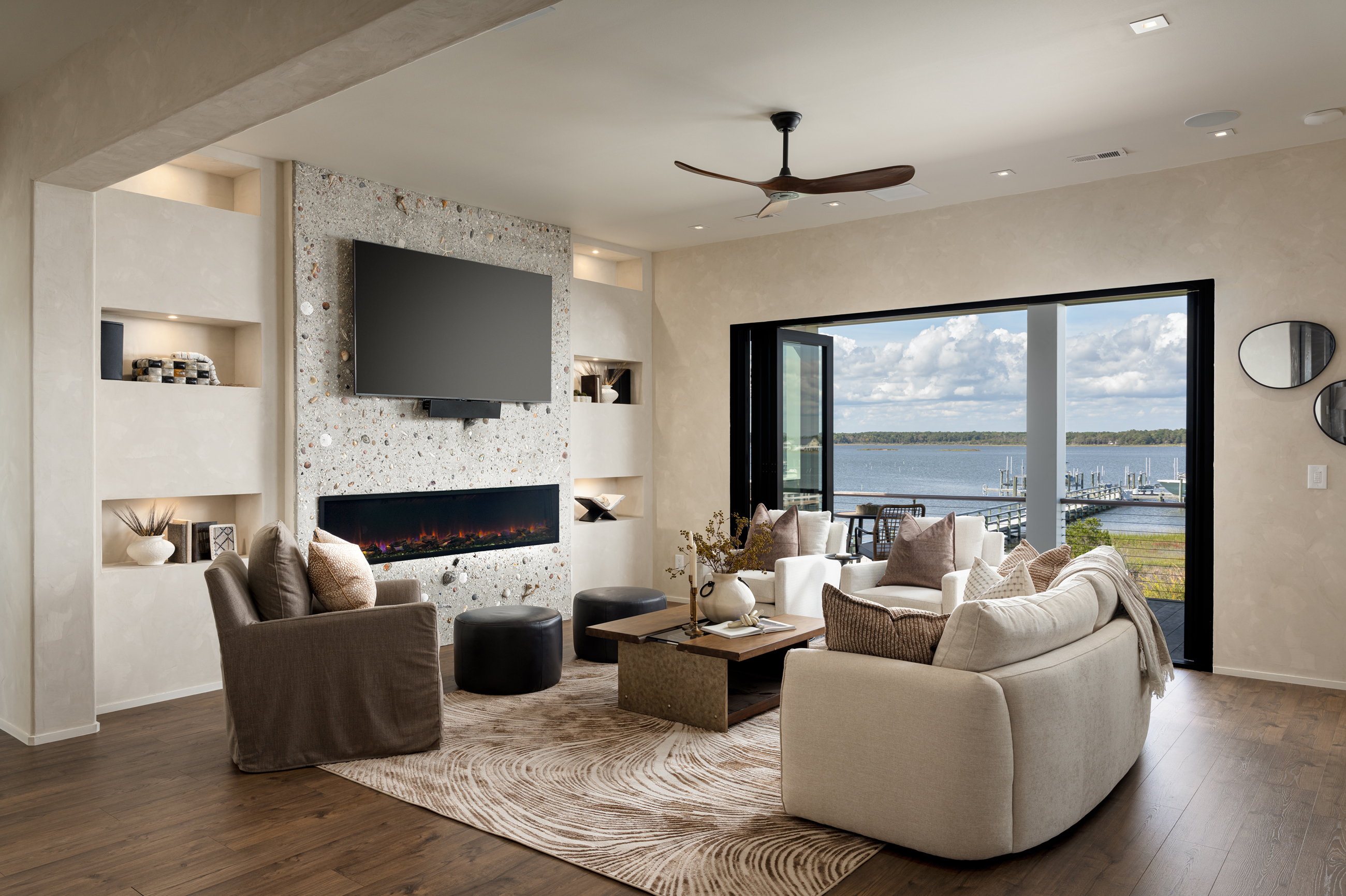 The living room